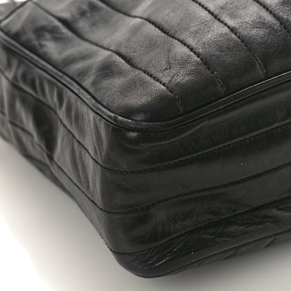 Chanel Lambskin Vertical Quilted Tassel Camera Case Black 7 of 9