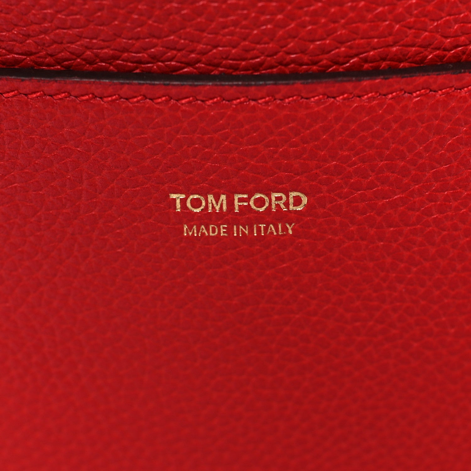 Tom Ford Grained Calfskin Medium Jennifer Crossbody Red 7 of 11