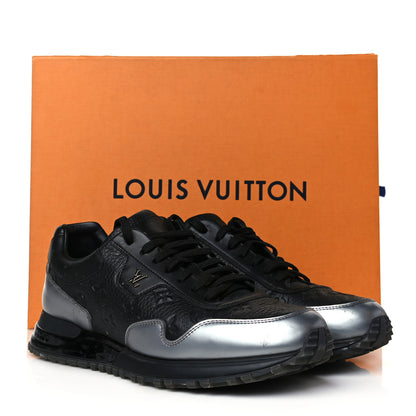 Louis Vuitton Metallic Empreinte Mens Run Away Sneakers 8 Charcoal 11 of 11