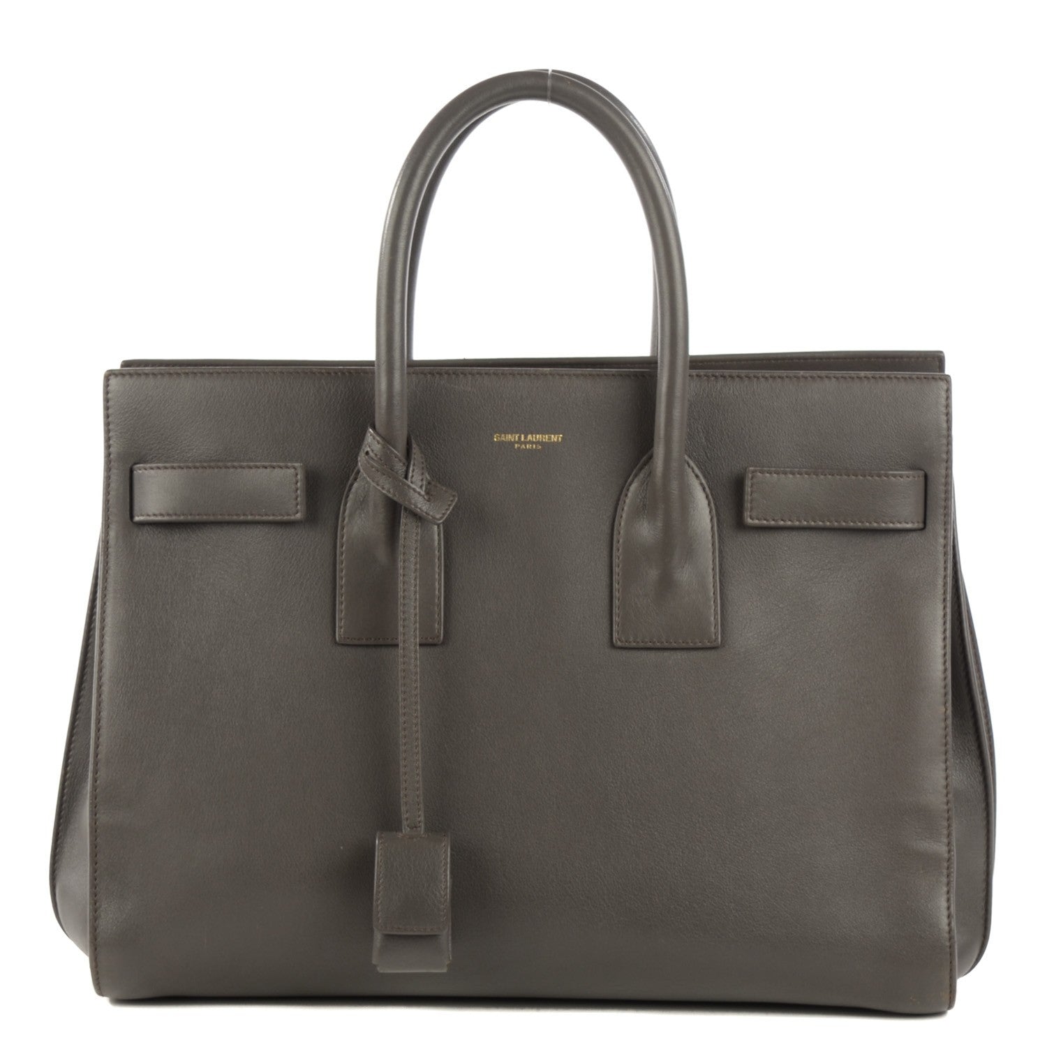 Saint Laurent Calfskin Small Sac De Jour Fog 1 of 7