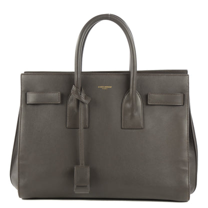 Saint Laurent Calfskin Small Sac De Jour Fog 1 of 7