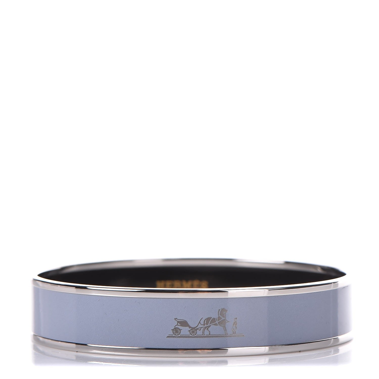Hermes Enamel Printed Caleche Medium Bracelet 70 1 of 6