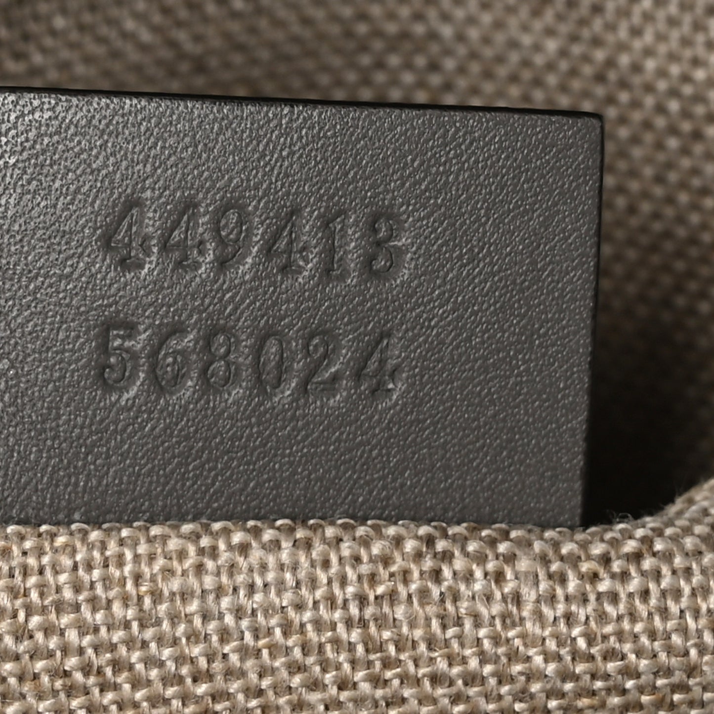 Microguccissima Mini Bree Messenger Bag Grey