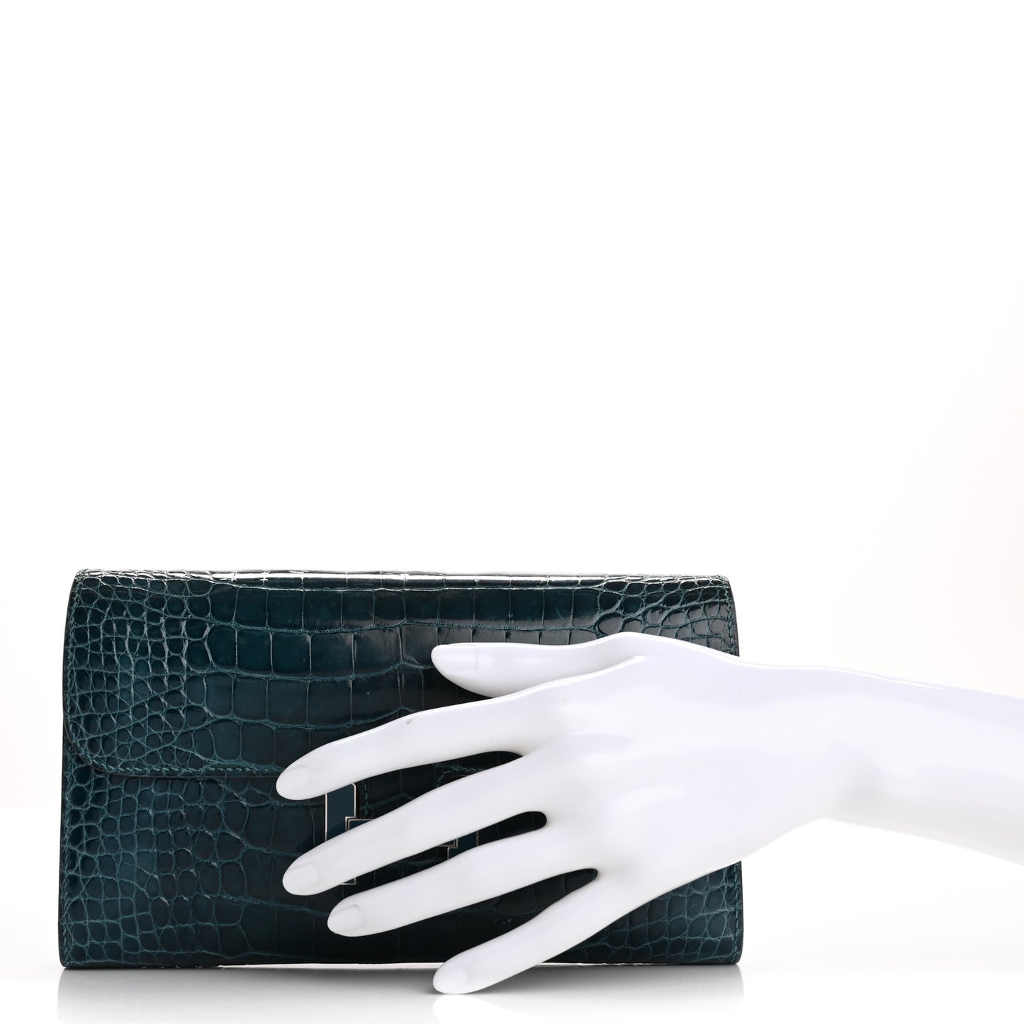 Shiny Alligator Enamel Constance Wallet Colvert