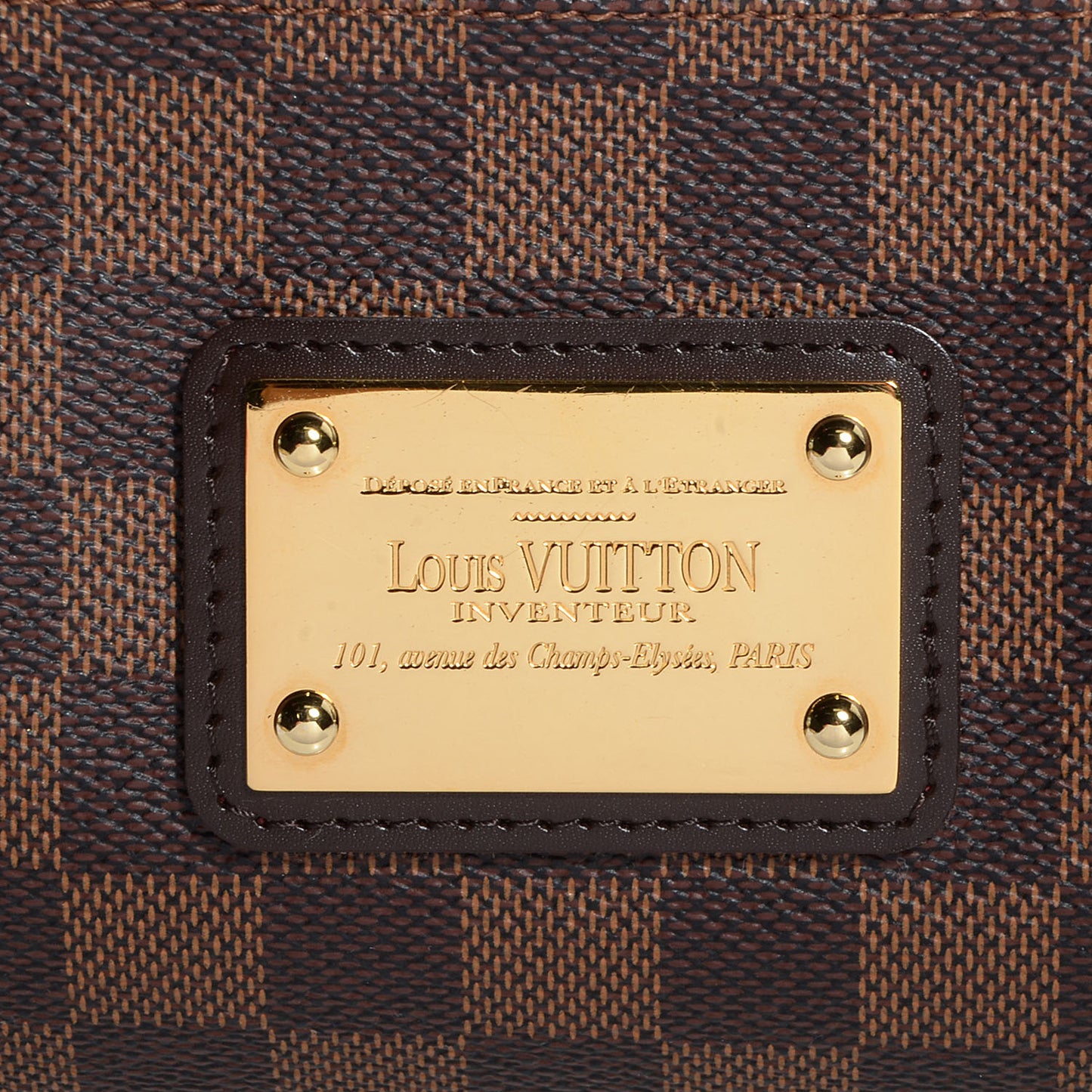 Damier Ebene Eva Clutch