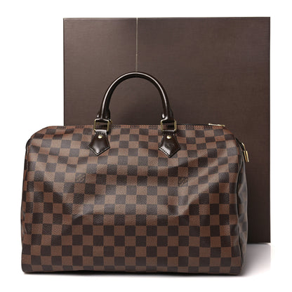 Louis Vuitton Damier Ebene Speedy 35 11 of 11