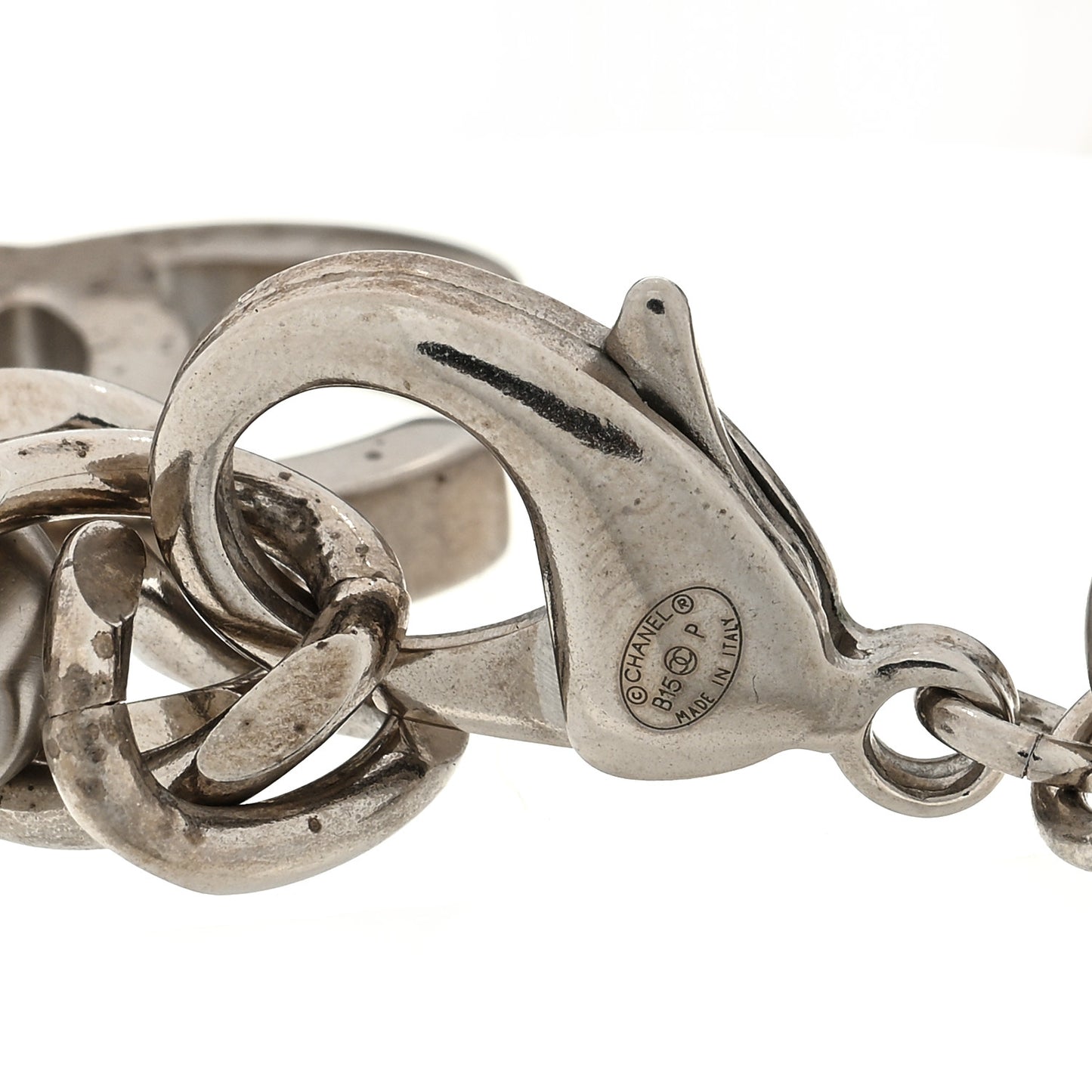 Chain ID CC Bracelet Silver