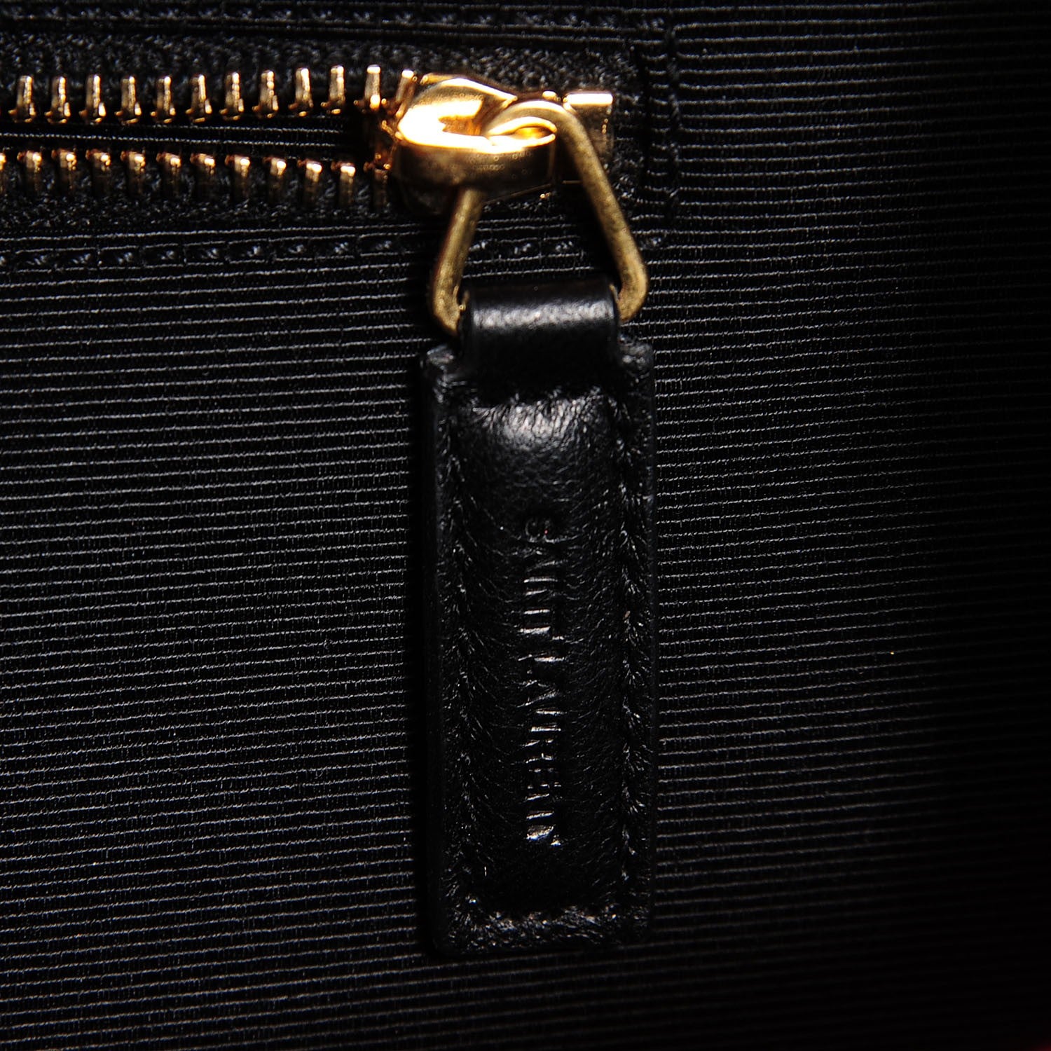 Saint Laurent Grain De Poudre Matelasse Chevron Large Monogram Satchel Lipstick Red 8 of 8