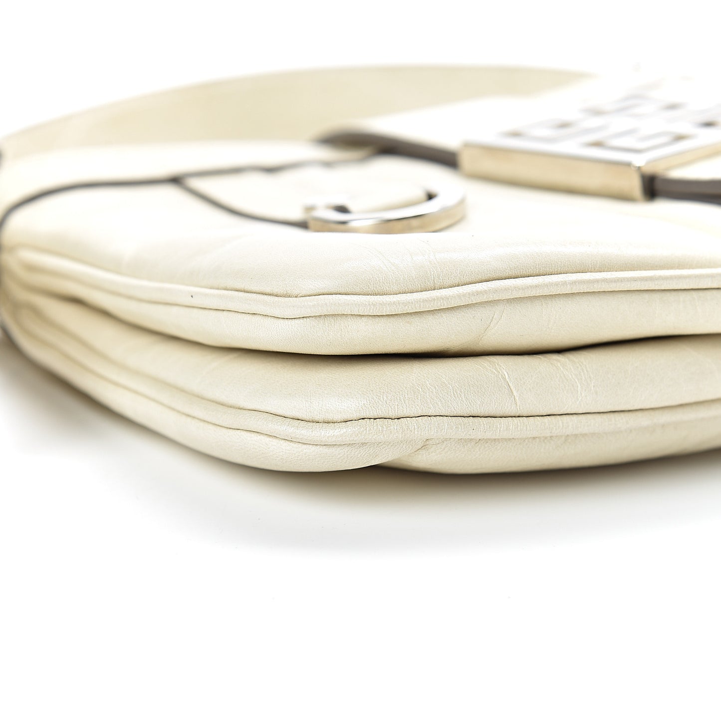 Lambskin Shoulder Bag Ivory