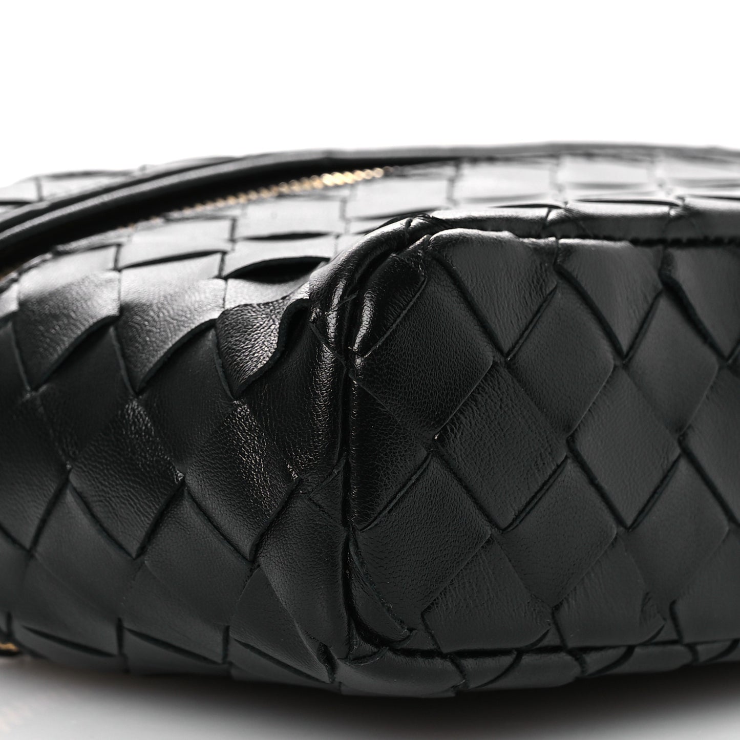 Calfskin Intrecciato Bang Bang Vanity Case Black