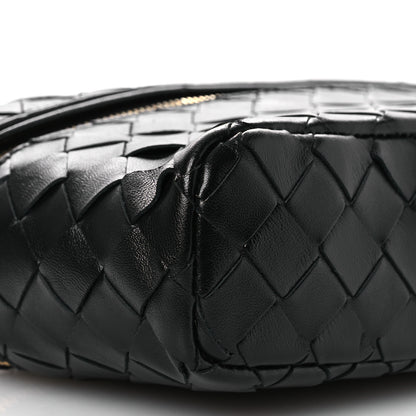 Bottega Veneta Calfskin Intrecciato Bang Bang Vanity Case Black 9 of 13
