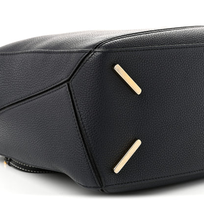 Loewe Calfskin Medium Puzzle Bag Midnight Blue Black 8 of 9