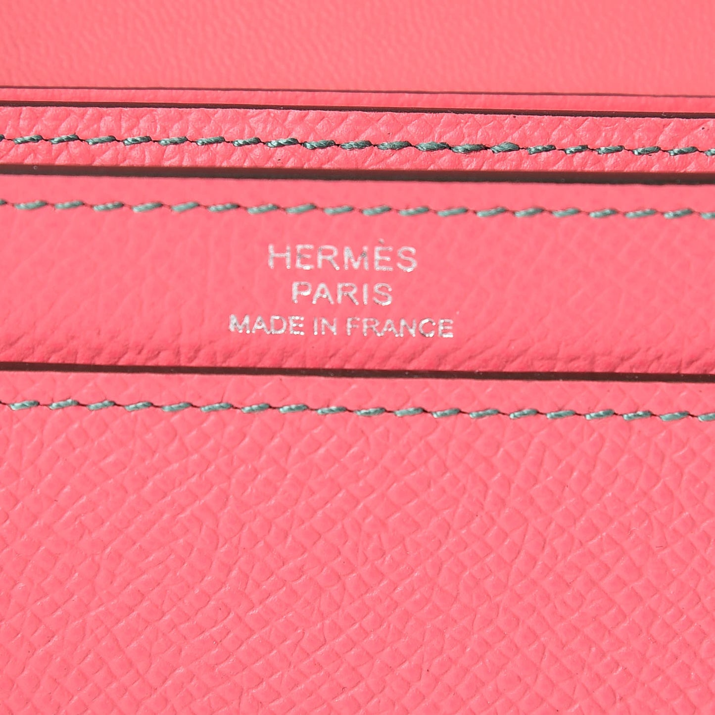 Epsom Camail Long Wallet Rose Azalee Malachite Lime