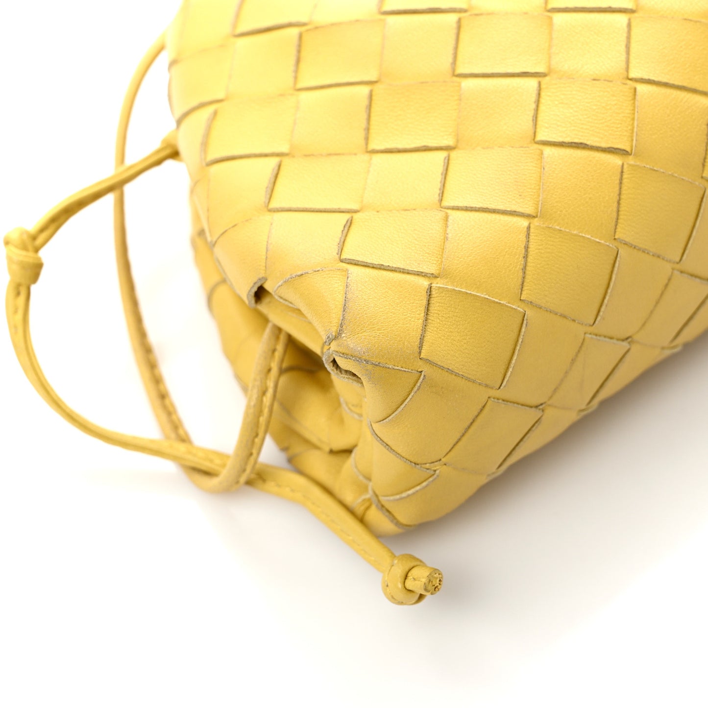Nappa Intrecciato The Mini Pouch Buttercup