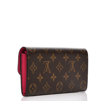 Louis Vuitton Monogram Emilie Wallet Hot Pink 3 of 8