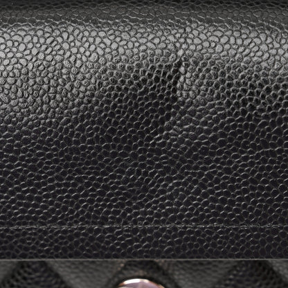 Chanel Caviar Quilted Small Double Flap Black 11 of 14
