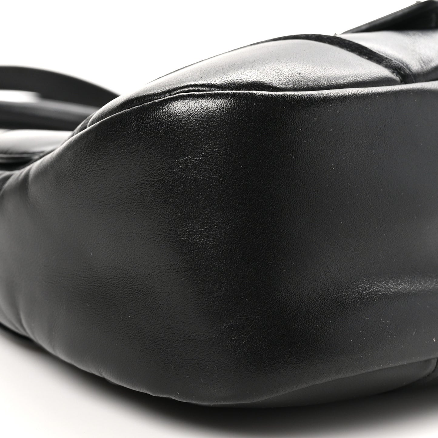 Nappa Soft Padded Re-Edition 2002 Moon Bag Black