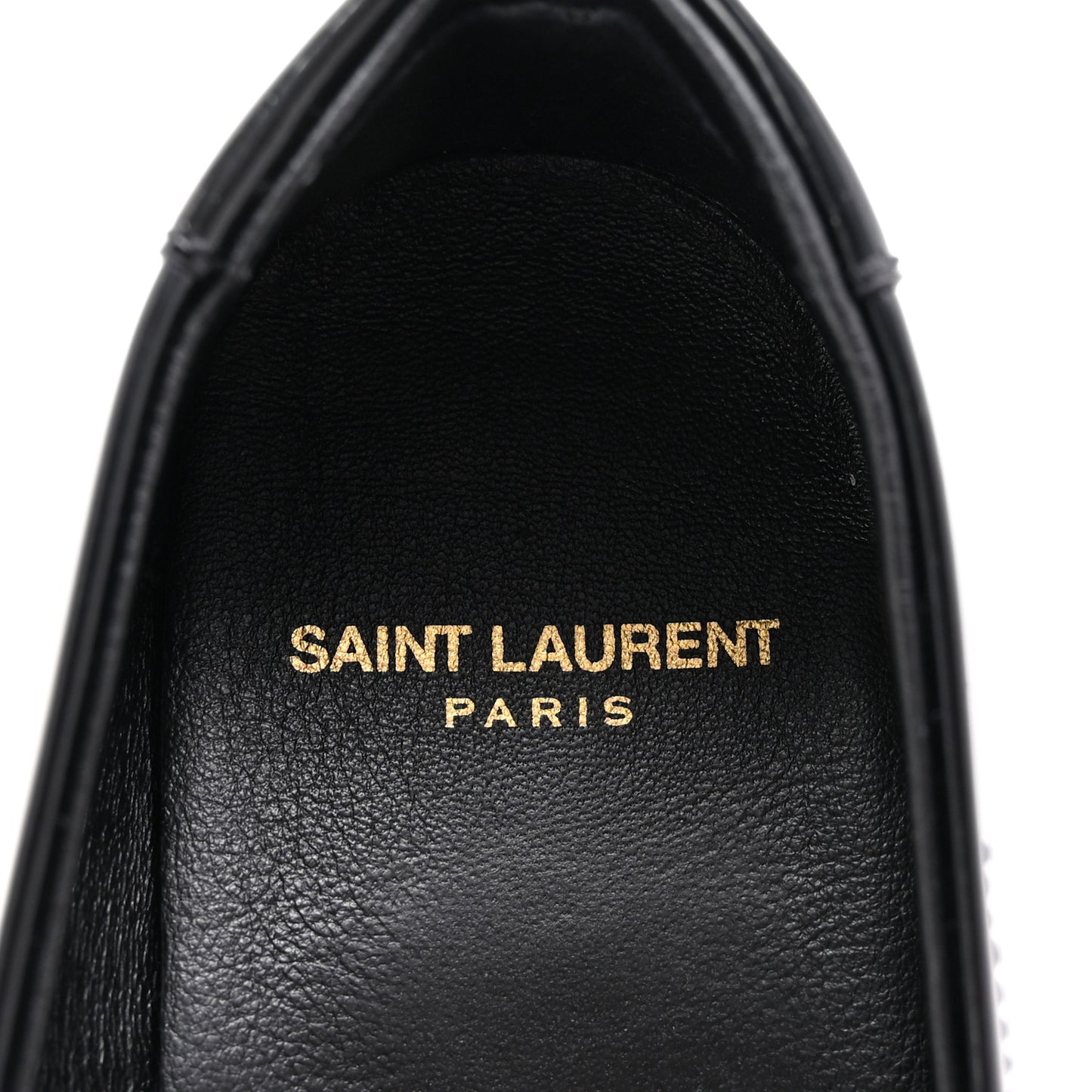 Glazed Calfskin Le Loafer Penny Slippers 41 Black