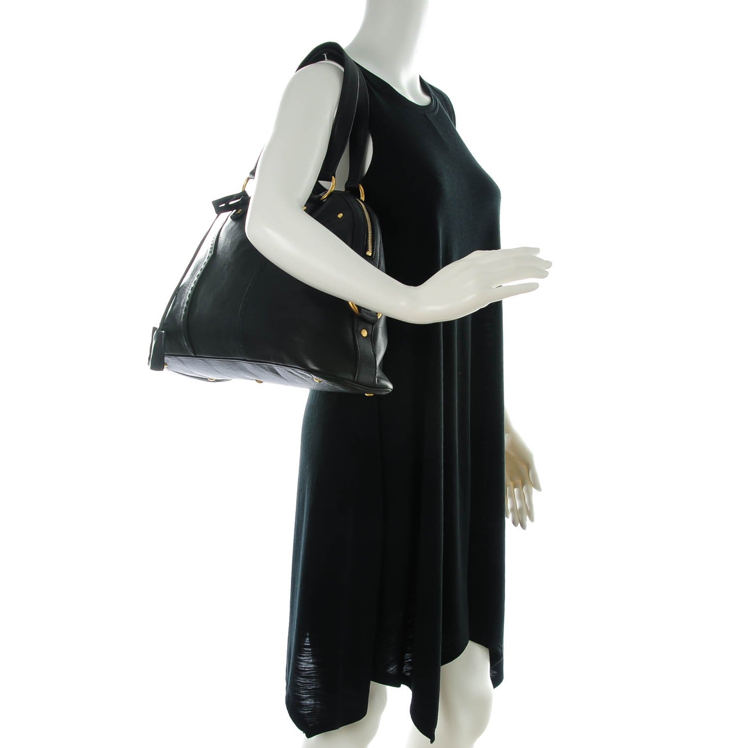 Saint Laurent Calfskin Large Muse Black 2 of 7