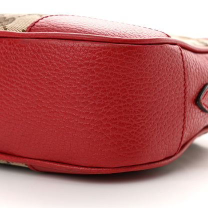 Gucci Monogram Mini Bree Messenger Bag Red 10 of 21