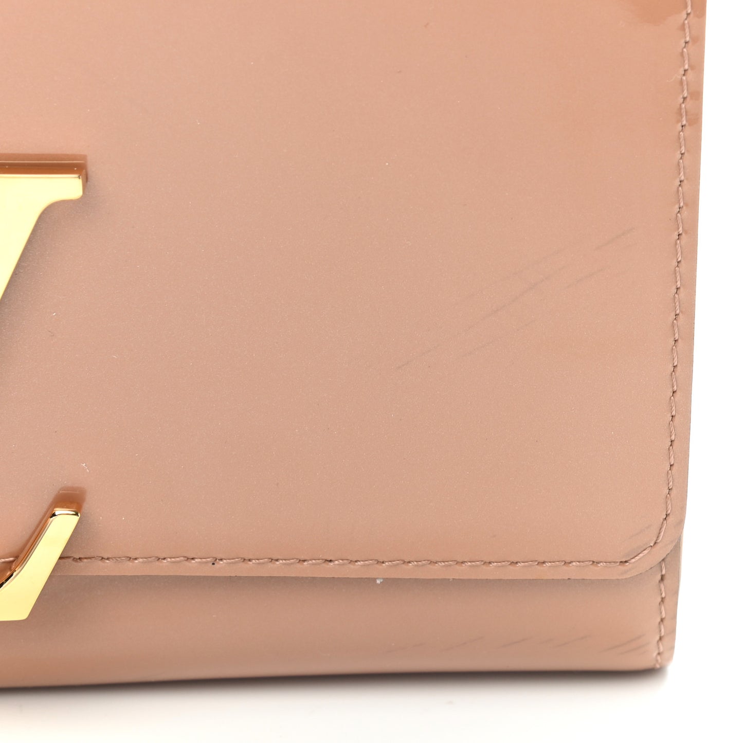 Patent Louise New Sobe Clutch Rose Velours