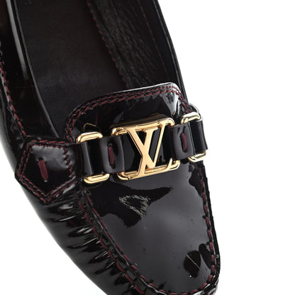Louis Vuitton Patent Calfskin Oxford Loafers 39 Amarante 11 of 12