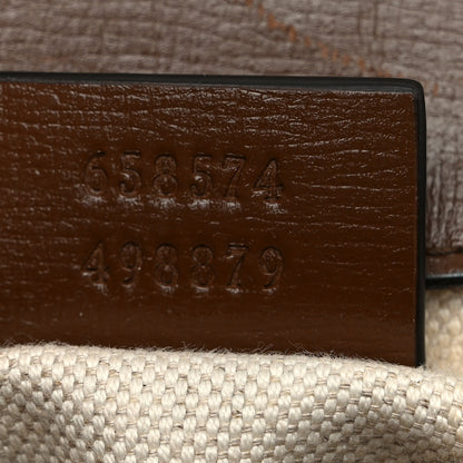 Gucci GG Supreme Monogram Web Mini Horsebit 1955 Shoulder Bag Beige Brown Sugar 8 of 13