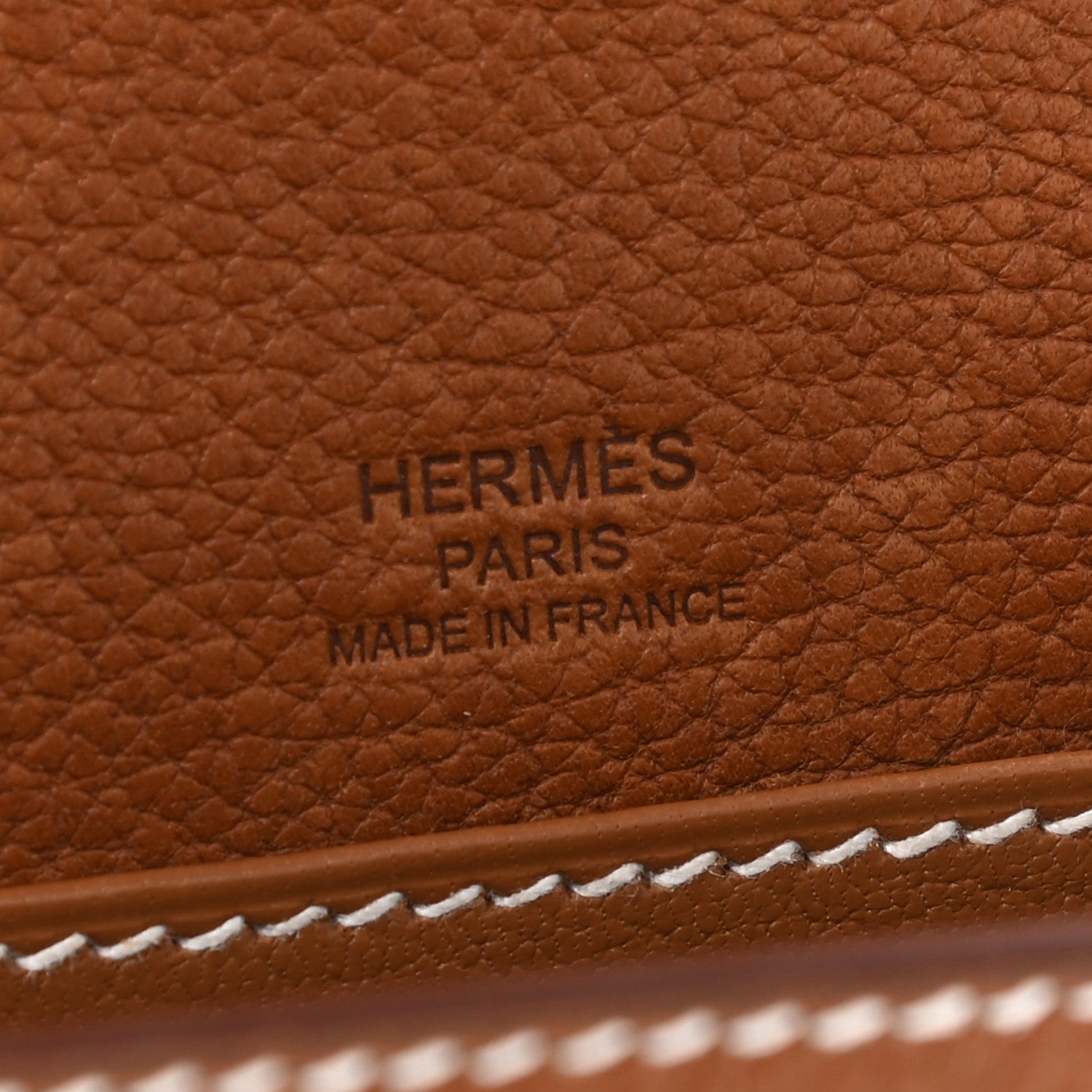 Hermes Barenia Faubourg Mini Sac Roulis Fauve 6 of 14