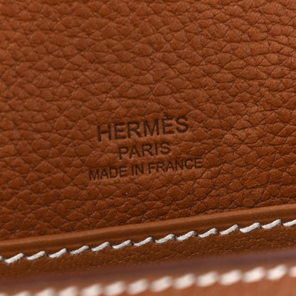 Hermes Barenia Faubourg Mini Sac Roulis Fauve 6 of 14