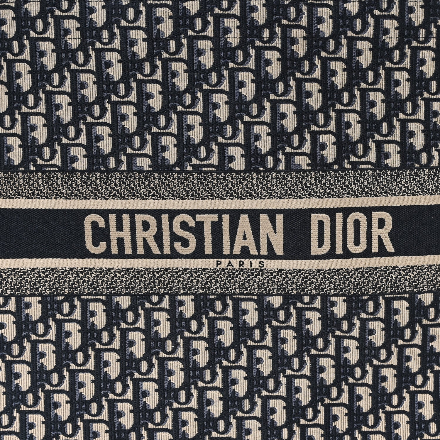 Christian Dior Oblique Large Book Tote Blue Multicolor 8 of 10