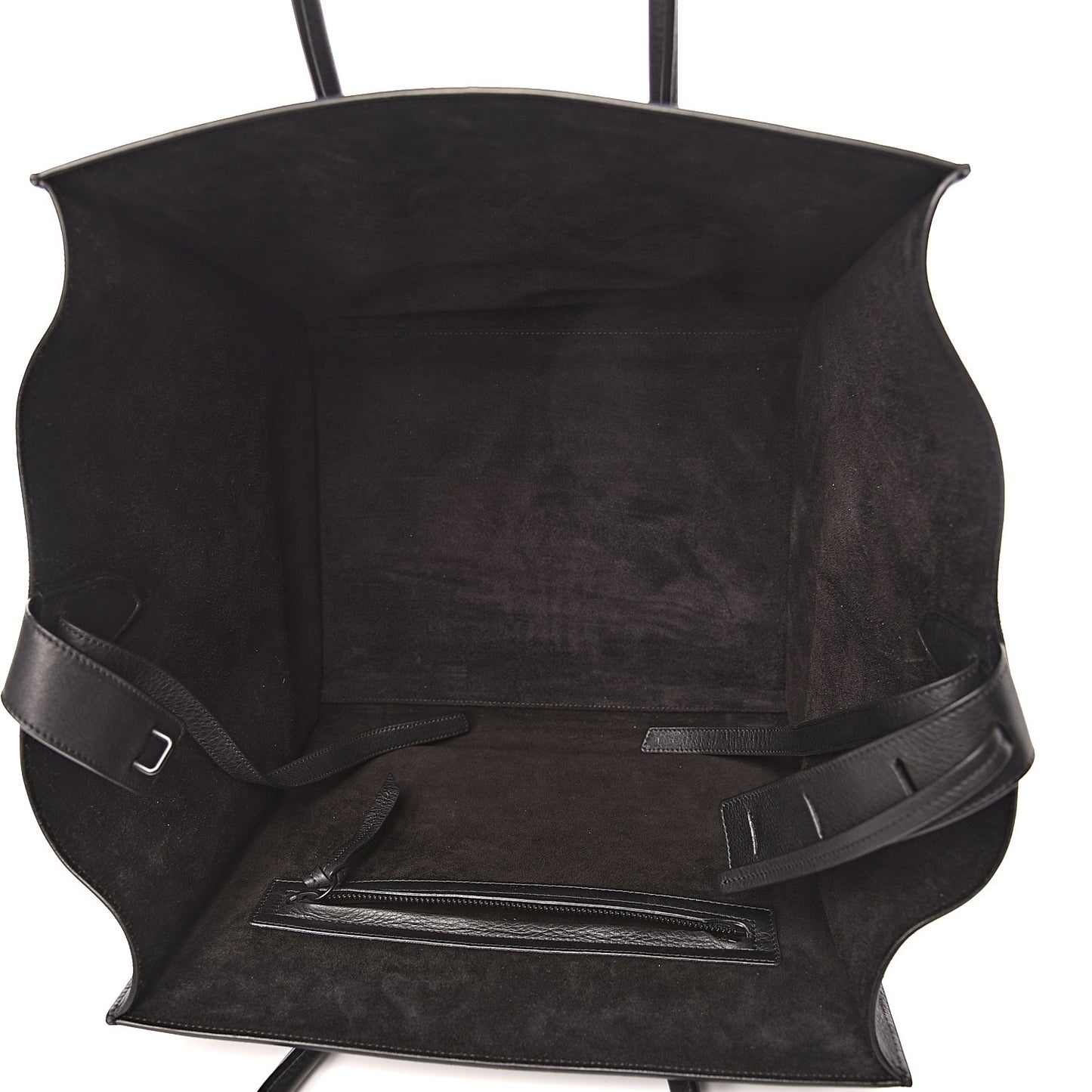 Supple Calfskin Medium Phantom Luggage Black