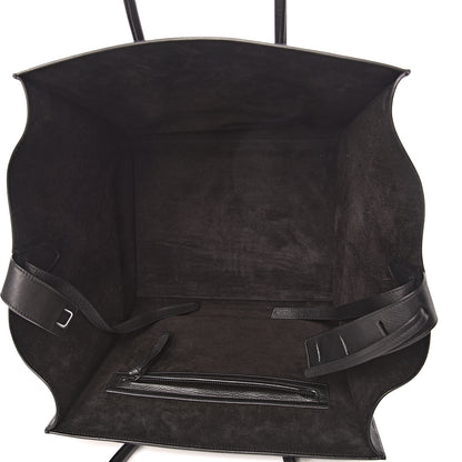 Celine Supple Calfskin Medium Phantom Luggage Black 5 of 9