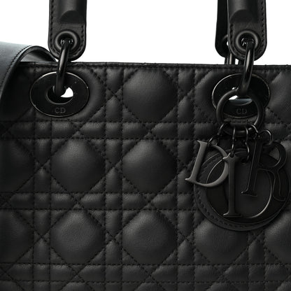 Christian Dior Ultra Matte Calfskin Cannage Small My ABCDior Lady Dior Black 7 of 9