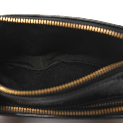 Marc Jacobs Metallic Sequin Snake Embossed Calfskin Stripe Snapshot Camera Bag Black White Pink 6 of 10