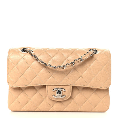 Chanel Caviar Quilted Small Double Flap Beige 1 of 10