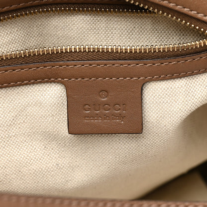 Gucci GG Supreme Monogram Margaux Calfskin Medium Nice Hobo Beige Ebony Acero 6 of 11