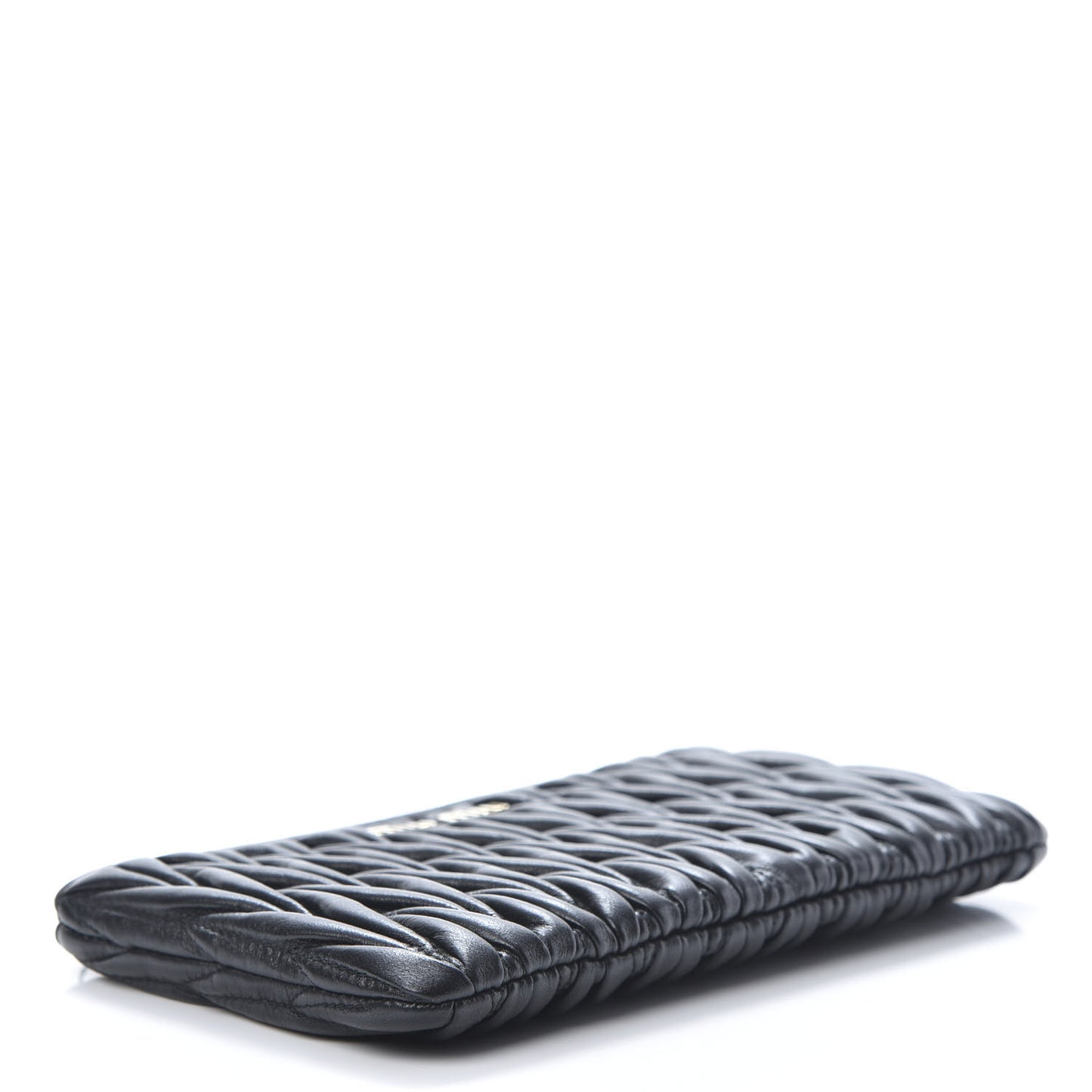 Nappa Matelasse Lux Pouch Nero Black