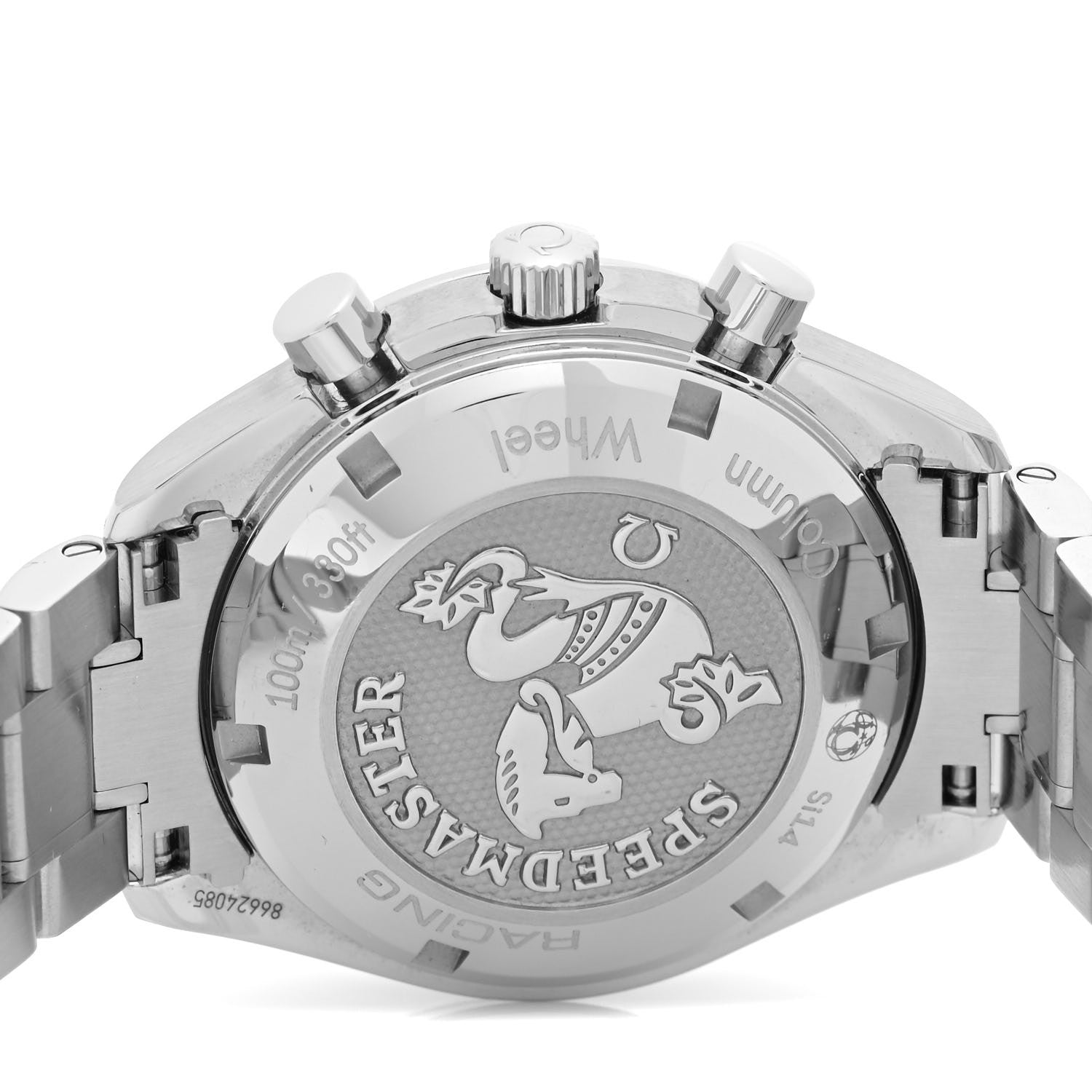 Omega Stainless Steel 40mm Speedmaster Racing Co-Axial Chronograph Automatic Watch Black 326.30.40.50.01.002 4 of 5