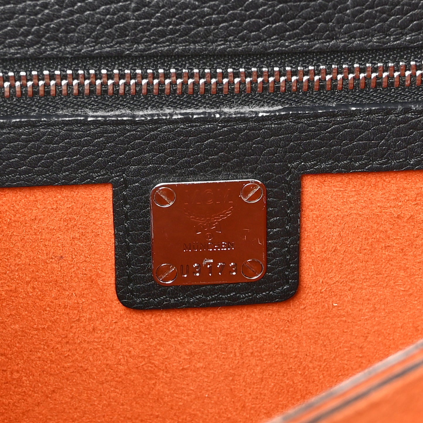 Grained Calfskin Patricia Park Avenue Crossbody Bag Black