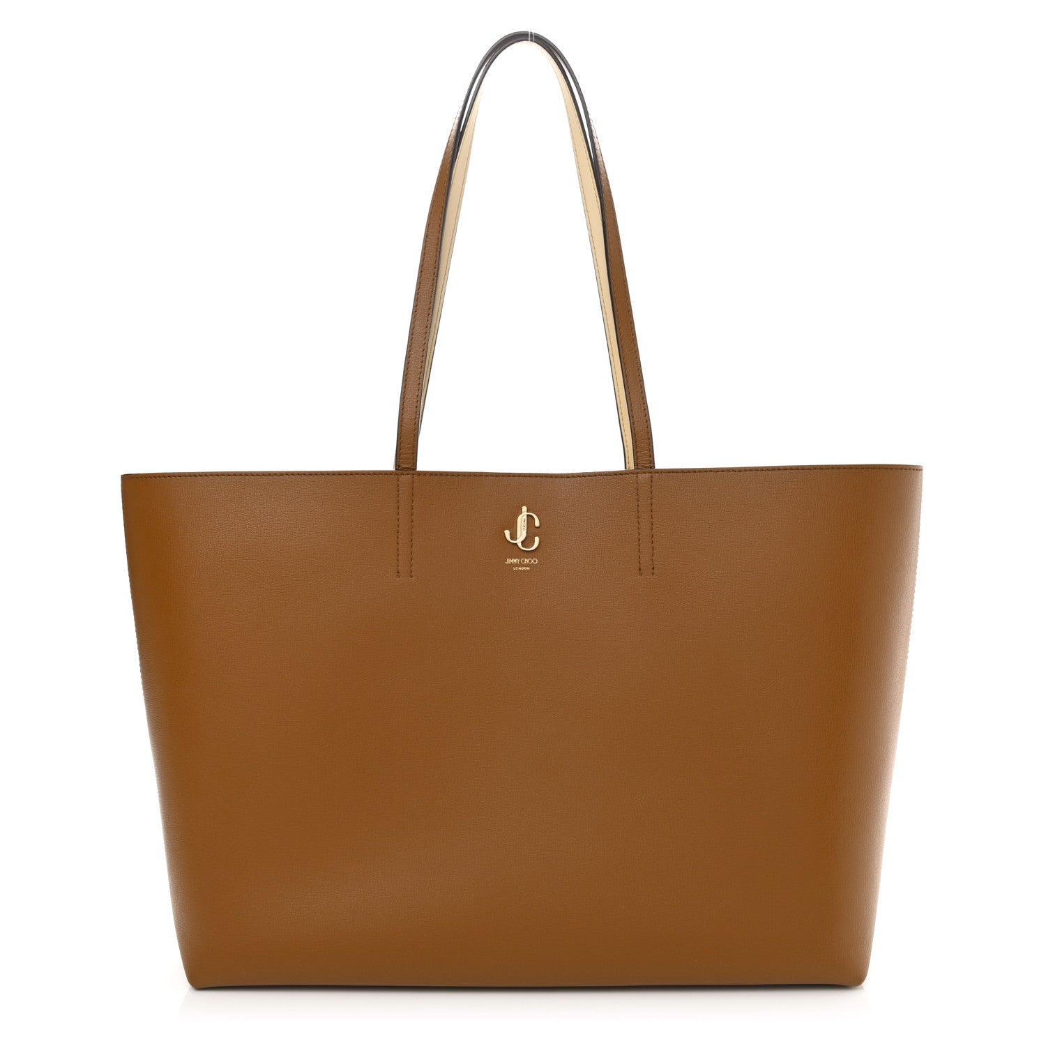 Jimmy Choo Grainy Calfskin JC Tote Cuoio 1 of 11