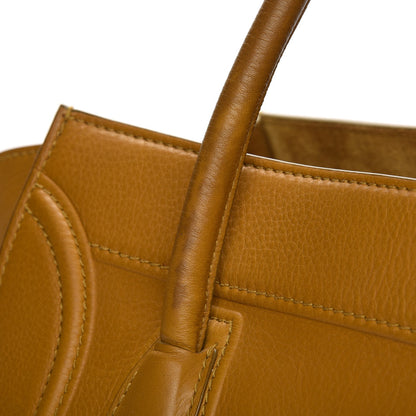 Celine Supple Calfskin Medium Phantom Luggage Curry 13 of 14