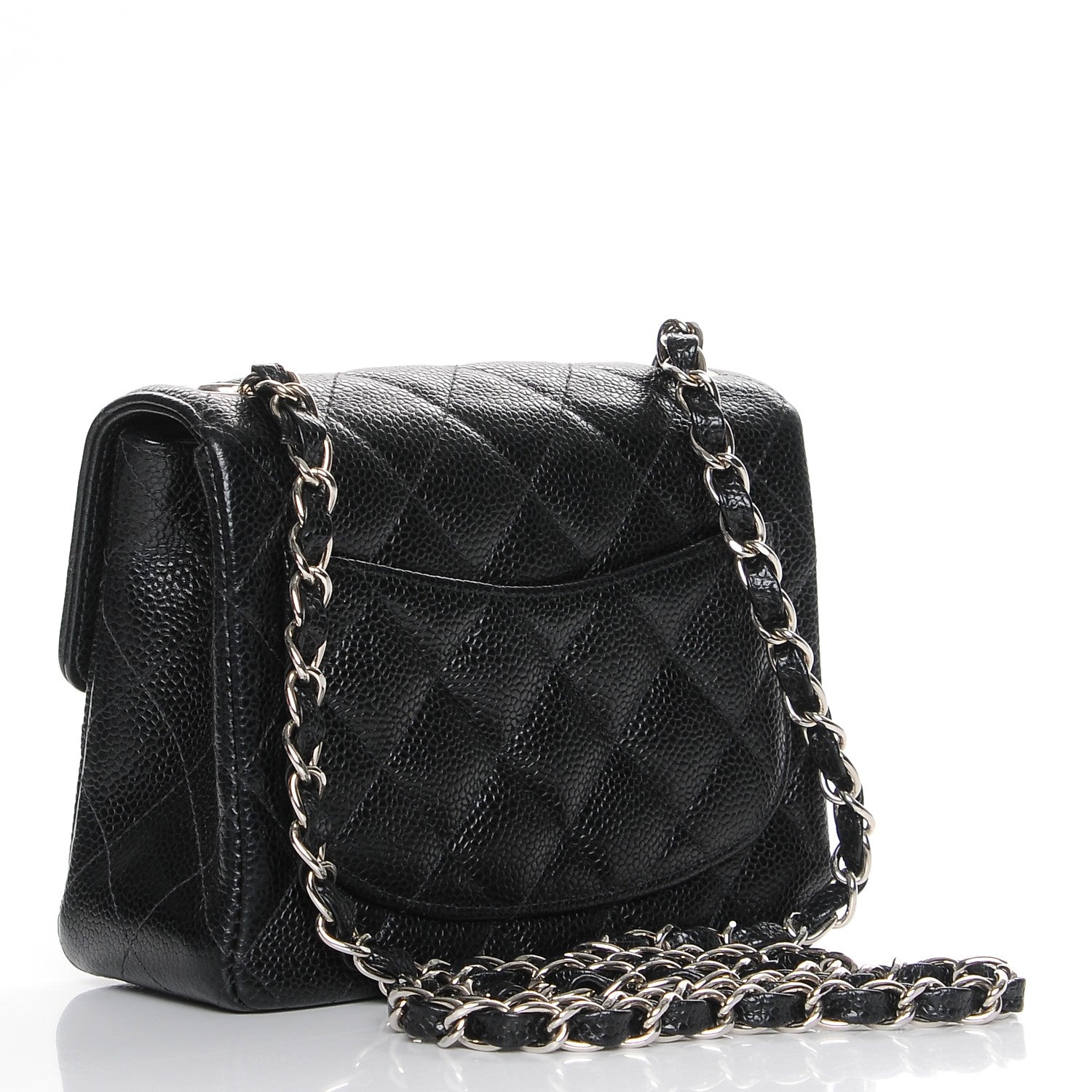 Chanel Caviar Quilted Mini Square Flap Black 3 of 8