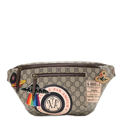 Gucci GG Supreme Monogram Courrier Belt Bag Beige New Acero 1 of 12