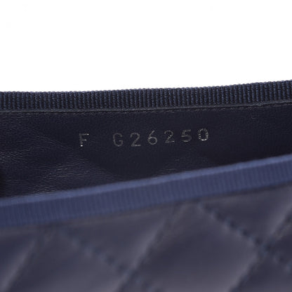 Chanel Lambskin Quilted CC Cap Toe Ballerina Flats 40.5 Navy 8 of 9