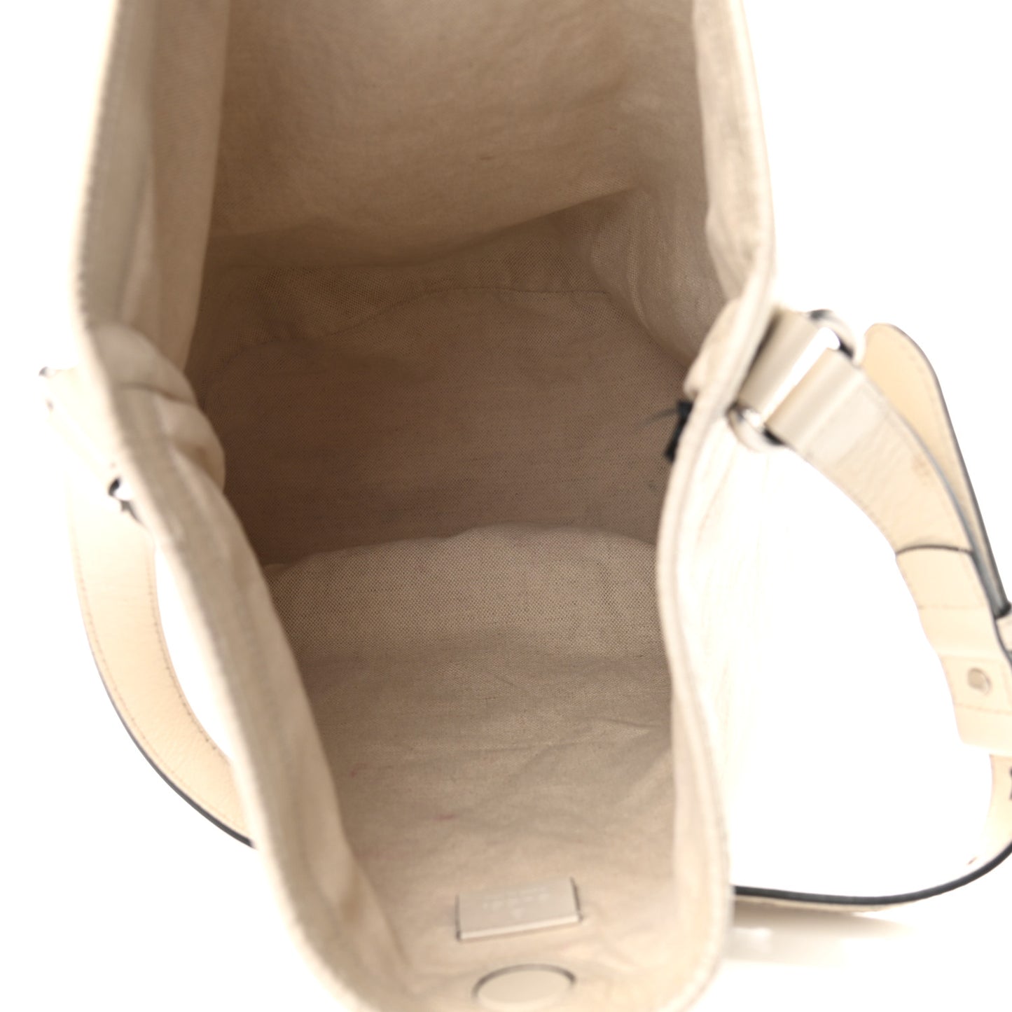 Fluffy Calfskin Morpheus Hobo Shoulder Bag White