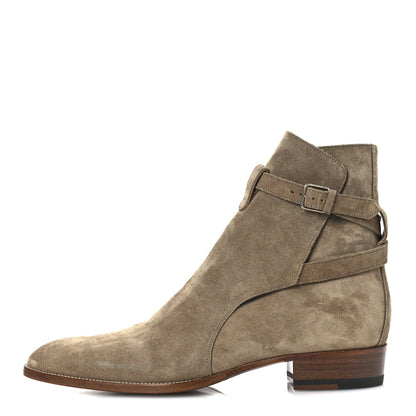 Saint Laurent Jodhpur Suede Mens Wyatt 30 Boots 43 New Sigaro 1 of 13