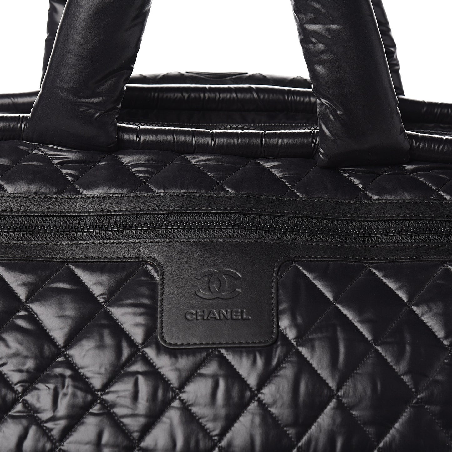 Nylon Quilted Coco Cocoon Trolley Black