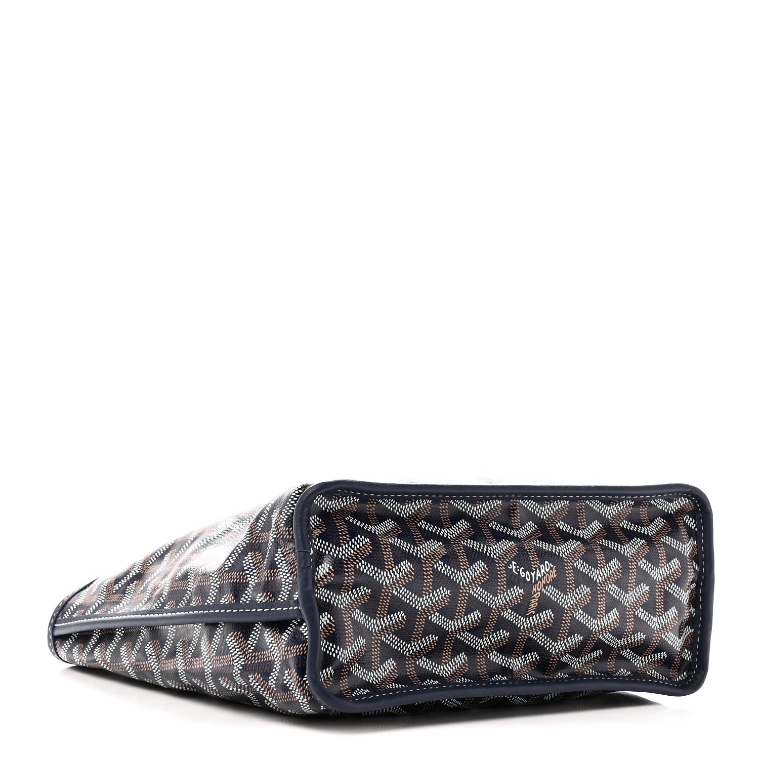 Goyard Goyardine Reversible Mini Anjou Navy 7 of 17