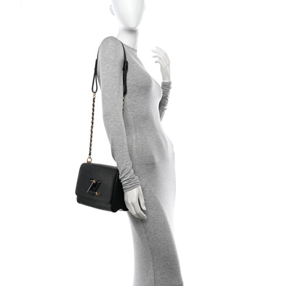 Louis Vuitton Epi Twist Shoulder Bag MM Matte Black 2 of 12