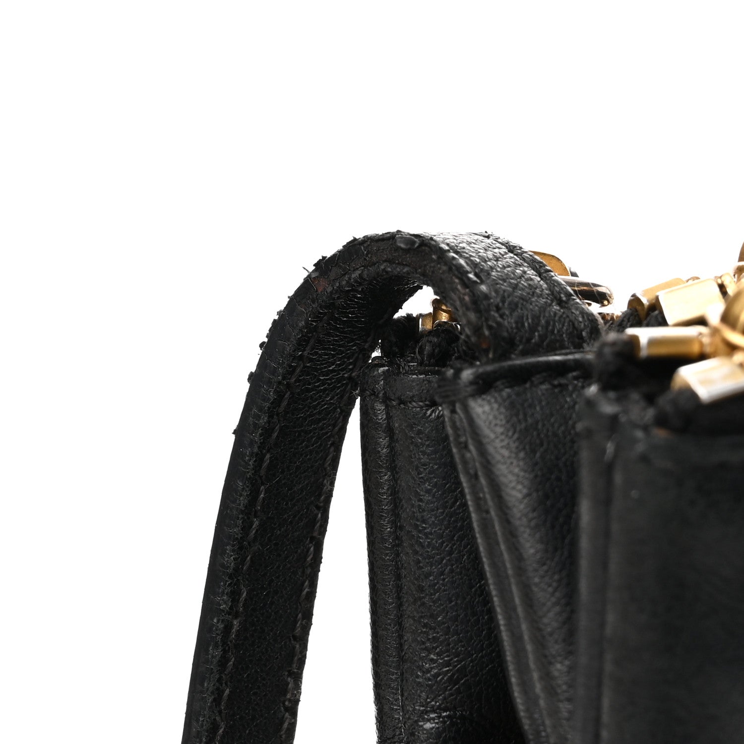 Celine Lambskin Large Trio Crossbody Bag Black 13 of 13